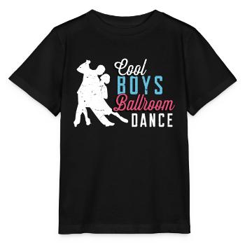 Ballroom Dance Cool Boys Ballroom Dance Dancing - Stanley/Stella MINI CREATOR Kids’ T-Shirt - black - Front - Mikhail (115cm)