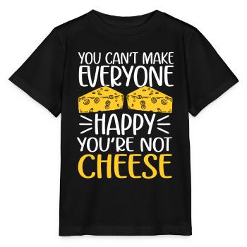 Cheese Lover Cheese - Stanley/Stella MINI CREATOR Kids’ T-Shirt - black - Front - Mikhail (115cm)