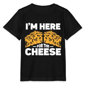Cheese Lover Cheese - Stanley/Stella MINI CREATOR Kids’ T-Shirt - black - Front - Mikhail (115cm)