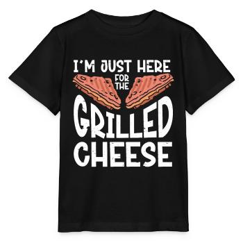Cheese Lover Cheese - Stanley/Stella MINI CREATOR Kids’ T-Shirt - black - Front - Mikhail (115cm)