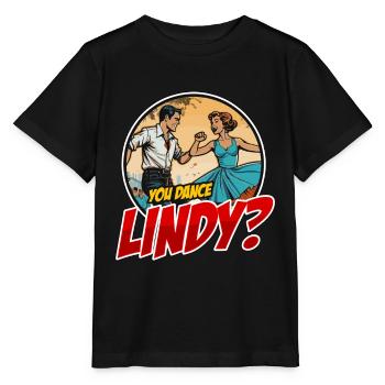 Swing Dance You Dance Lindy Dancing Swing Dancer - Stanley/Stella MINI CREATOR Kids’ T-Shirt - black - Front - Mikhail (115cm)