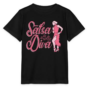 Salsa Dance Salsa Diva Mambo Dancing Dance Sport - Stanley/Stella Kinder T-Shirt MINI CREATOR  - Schwarz - Vorne - Mikhail (115cm)