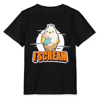 Calopsittes I Scream Birdwatcher Calopsitte Amoureux - T-shirt bio MINI CREATOR Stanley/Stella Enfant - noir - Devant - Mikhail (115cm)