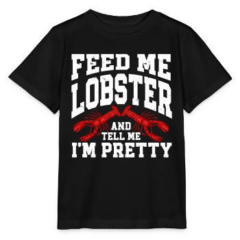 Fruits de mer - T-shirt bio MINI CREATOR Stanley/Stella Enfant - noir - Devant - Mikhail (115cm)