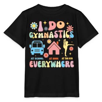 Gymnastik Gymnastik Gymnastik Groovy Gymnast Akrob - Stanley/Stella Kinder T-Shirt MINI CREATOR  - Schwarz - Vorne - Mikhail (115cm)