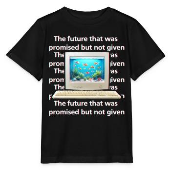 Frutiger Aero Aesthetic Tech - T-shirt bio MINI CREATOR Stanley/Stella Enfant - noir - Devant - Mikhail (115cm)