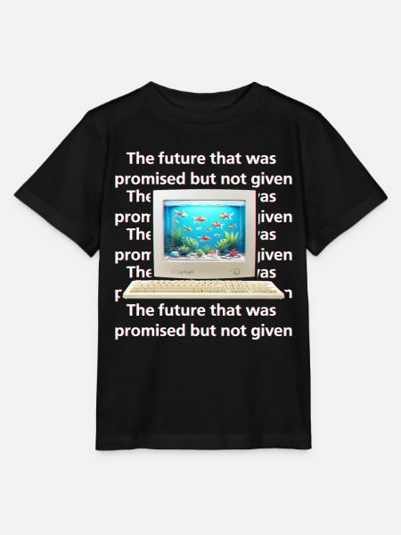 Frutiger Aero Aesthetic Tech - Stanley/Stella Kinder T-Shirt MINI CREATOR  - Schwarz
