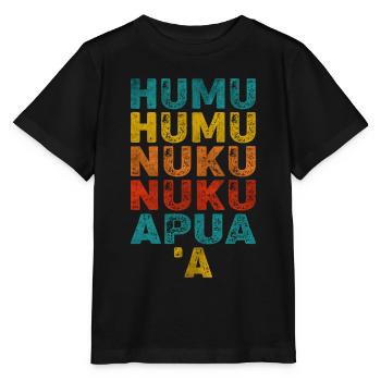 Humuhumunukunukuapua'a Hawaii-Riff-Drückerfisch - Stanley/Stella Kinder T-Shirt MINI CREATOR  - Schwarz - Vorne - Mikhail (115cm)