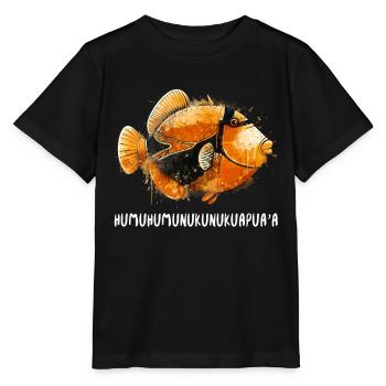Humuhumunukunukuapua'a Hawaii-Riff-Drückerfisch - Stanley/Stella Kinder T-Shirt MINI CREATOR  - Schwarz - Vorne - Mikhail (115cm)