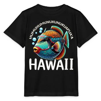 Humuhumunukunukuapua'a Hawaii-Riff-Drückerfisch - Stanley/Stella Kinder T-Shirt MINI CREATOR  - Schwarz - Vorne - Mikhail (115cm)