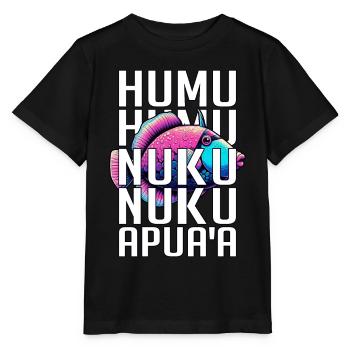 Humuhumunukunukuapua'a Hawaii-Riff-Drückerfisch - Stanley/Stella Kinder T-Shirt MINI CREATOR  - Schwarz - Vorne - Mikhail (115cm)