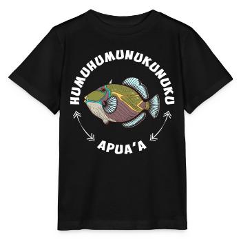 Humuhumunukunukuapua'a Hawaii-Riff-Drückerfisch - Stanley/Stella Kinder T-Shirt MINI CREATOR  - Schwarz - Vorne - Mikhail (115cm)