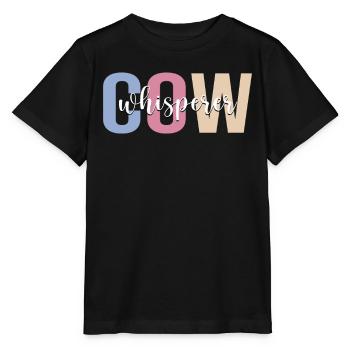 Cow Breeder Rancher Cow Breeder Farming - Stanley/Stella MINI CREATOR Kids’ T-Shirt - black - Front - Mikhail (115cm)