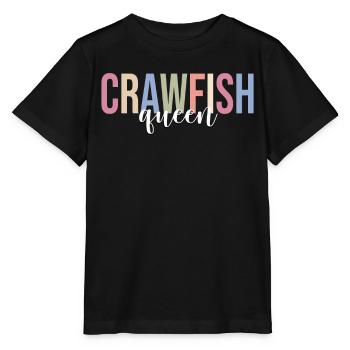 Spiny lobster girl Crayfish lover Crayfish - Stanley/Stella MINI CREATOR Kids’ T-Shirt - black - Front - Mikhail (115cm)