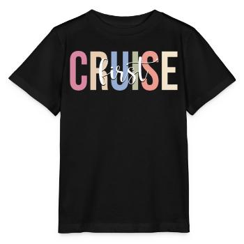 Croisière Vacances Croisière Bateau de croisière - T-shirt bio MINI CREATOR Stanley/Stella Enfant - noir - Devant - Mikhail (115cm)