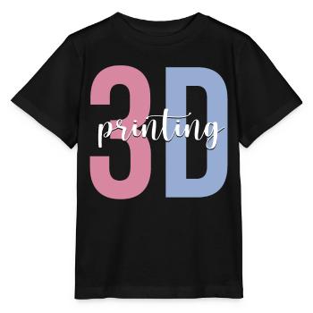 3D Printer Machine - Stanley/Stella MINI CREATOR Kids’ T-Shirt - black - Front - Mikhail (115cm)
