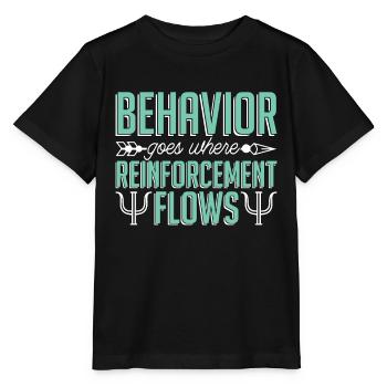 School Psych Behavior Goes Where Psychotherapist - Stanley/Stella Kinder T-Shirt MINI CREATOR  - Schwarz - Vorne - Mikhail (115cm)