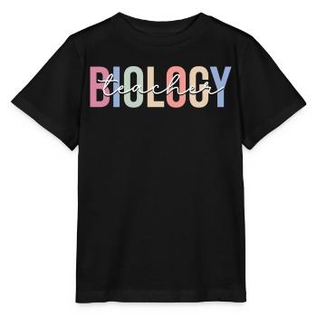 Scientific Biologist - Stanley/Stella MINI CREATOR Kids’ T-Shirt - black - Front - Mikhail (115cm)