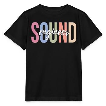 Sound Engineer Sound Engineer - Stanley/Stella MINI CREATOR Kids’ T-Shirt - black - Front - Mikhail (115cm)