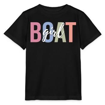 Bootfahren Bootfahrerin - Stanley/Stella Kinder T-Shirt MINI CREATOR  - Schwarz - Vorne - Mikhail (115cm)