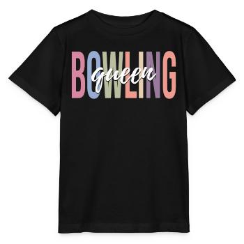 Bowling Girl Bowling Team - Stanley/Stella Kinder T-Shirt MINI CREATOR  - Schwarz - Vorne - Mikhail (115cm)