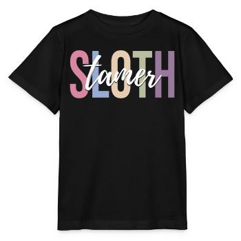 Zirkus Liebhaber Zirkus Faultier Lustiger Zirkus - Stanley/Stella Kinder T-Shirt MINI CREATOR  - Schwarz - Vorne - Mikhail (115cm)