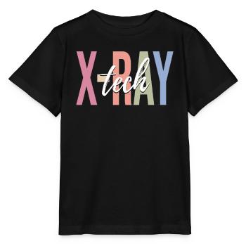 Radiologie Radiologe Rad Tech Nukleare Strahlung - Stanley/Stella Kinder T-Shirt MINI CREATOR  - Schwarz - Vorne - Mikhail (115cm)