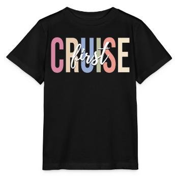 Croisière Vacances Croisière Bateau de croisière - T-shirt bio MINI CREATOR Stanley/Stella Enfant - noir - Devant - Mikhail (115cm)