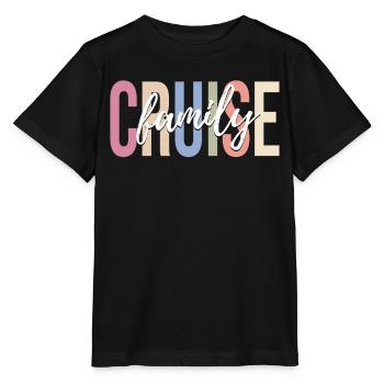 Croisière Vacances Croisière Bateau de croisière - T-shirt bio MINI CREATOR Stanley/Stella Enfant - noir - Devant - Mikhail (115cm)