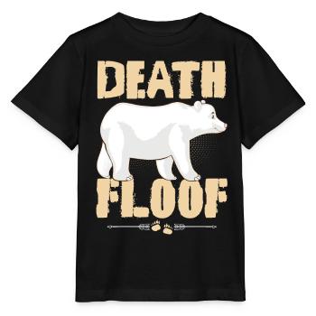 Funny Polar Bear Death Flake Illustration for Wildli - Stanley/Stella MINI CREATOR Kids’ T-Shirt - black - Front - Mikhail (115cm)