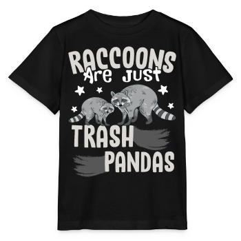 Raccoons Are Just Trash Pandas Raccoons Trash Pand - Stanley/Stella MINI CREATOR Kids’ T-Shirt - black - Front - Mikhail (115cm)