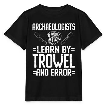 Archéologue Archéologie - T-shirt bio MINI CREATOR Stanley/Stella Enfant - noir - Devant - Mikhail (115cm)