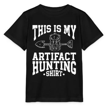 Archéologue Archéologie - T-shirt bio MINI CREATOR Stanley/Stella Enfant - noir - Devant - Mikhail (115cm)