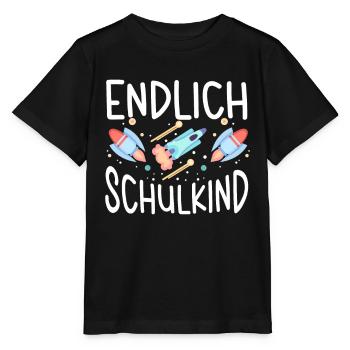 School 1. Grade - Stanley/Stella Kinder T-Shirt MINI CREATOR  - Schwarz - Vorne - Mikhail (115cm)
