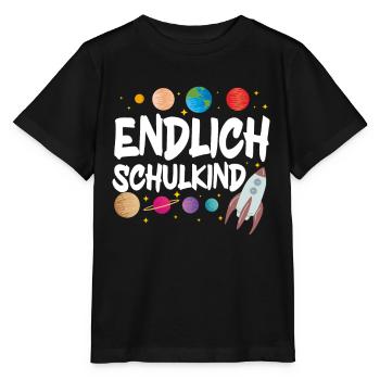 School 1. Grade - Stanley/Stella Kinder T-Shirt MINI CREATOR  - Schwarz - Vorne - Mikhail (115cm)