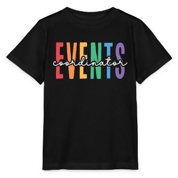 Events Coordinator Wedding Planner Event Manager - Stanley/Stella Kinder T-Shirt MINI CREATOR  - Schwarz - Vorne - Mikhail (115cm)