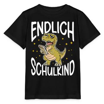 School 1. Grade - Stanley/Stella Kinder T-Shirt MINI CREATOR  - Schwarz - Vorne - Mikhail (115cm)