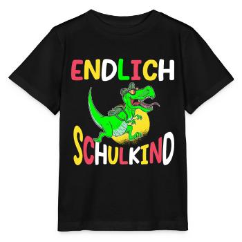 School 1. Grade - Stanley/Stella Kinder T-Shirt MINI CREATOR  - Schwarz - Vorne - Mikhail (115cm)