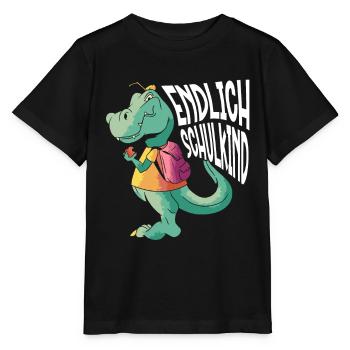 School 1. Grade - Stanley/Stella Kinder T-Shirt MINI CREATOR  - Schwarz - Vorne - Mikhail (115cm)
