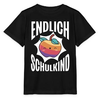 School 1. Grade - Stanley/Stella Kinder T-Shirt MINI CREATOR  - Schwarz - Vorne - Mikhail (115cm)