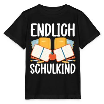School 1. Grade - Stanley/Stella Kinder T-Shirt MINI CREATOR  - Schwarz - Vorne - Mikhail (115cm)