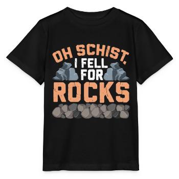 Rock Hunting Mineral Hunter - Stanley/Stella MINI CREATOR Kids’ T-Shirt - black - Front - Mikhail (115cm)