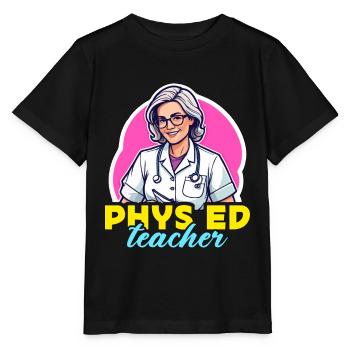 Health Educator Phys Ed Teacher Public Health - Stanley/Stella Kinder T-Shirt MINI CREATOR  - Schwarz - Vorne - Mikhail (115cm)