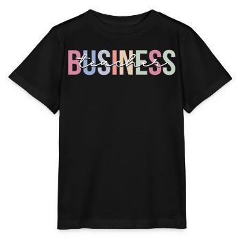 Enseignement des enseignants de commerce - T-shirt bio MINI CREATOR Stanley/Stella Enfant - noir - Devant - Mikhail (115cm)