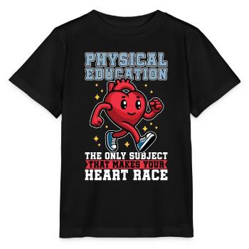 Instructeur d’éducation physique Entraîneur personnel en éducation physique - T-shirt bio MINI CREATOR Stanley/Stella Enfant - noir - Devant - Mikhail (115cm)