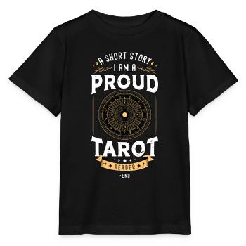 Tarot Reader A Short Story I Am A Fortune Telling - Stanley/Stella MINI CREATOR Kids’ T-Shirt - black - Front - Mikhail (115cm)