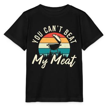 Pulled Pork BBQ You Can't Beat My Grilled Meat - Stanley/Stella MINI CREATOR Kids’ T-Shirt - black - Front - Mikhail (115cm)