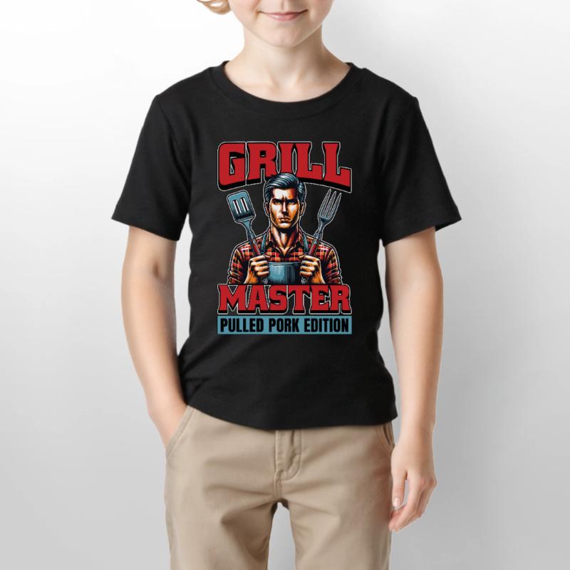 Pulled Pork BBQ Grill Master Pulled Barbecue Lover Stanley/Stella MINI CREATOR Kids’ T-Shirt