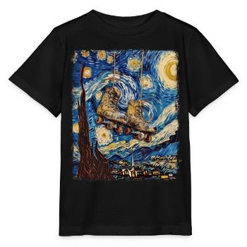Roller Skating Ice Skaters Roller Skates Ster - Stanley/Stella MINI CREATOR Kids’ T-Shirt - black - Front - Mikhail (115cm)