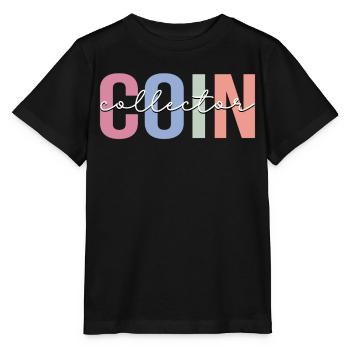 Pièces de collection Pièces de collection Pièces de collection Expert en pièces de monnaie - T-shirt bio MINI CREATOR Stanley/Stella Enfant - noir - Devant - Mikhail (115cm)